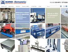 Tablet Screenshot of acemex.com